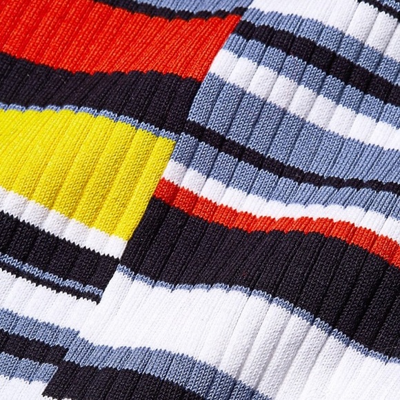 Rag & Bone Mason Striped Sleeveless Knit Dres - Picture 3 of 3